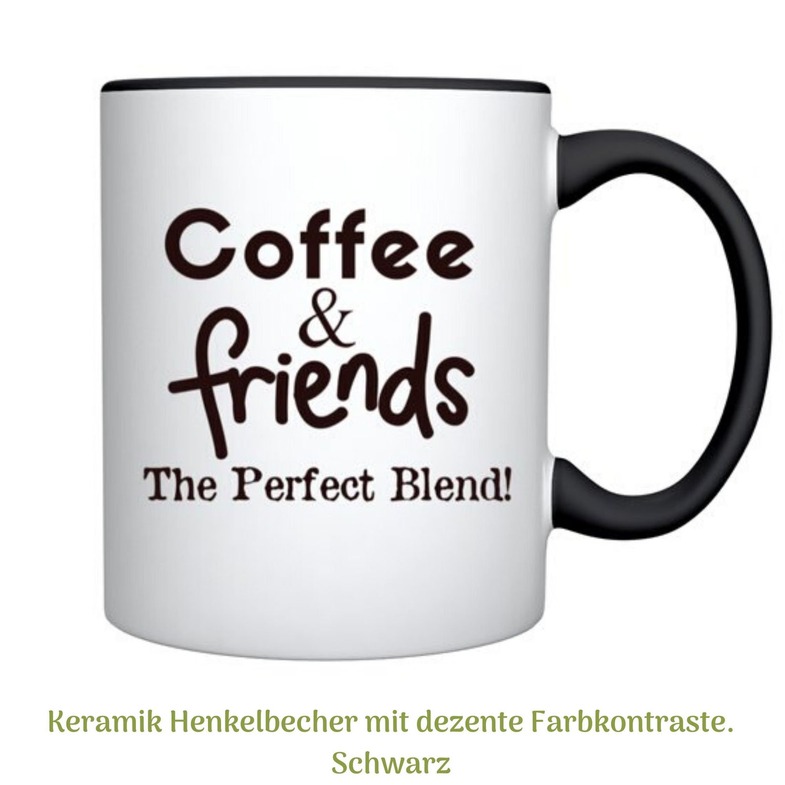 Tasse mit Spruch Coffee & Friends in 2 Coole Etsy.de