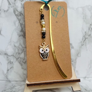 Owl bookmark, bird bookmark, birthday gift for her, valentines gift for him, planner marker, gift for reader, Mother’s Day gift