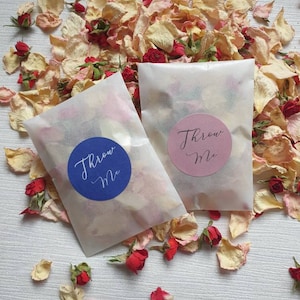 Confetes biodegradáveis. Confete de casamento. Listagem reservada por pedido sob medida. 5 litros de confete + 150 confetes, frete expresso