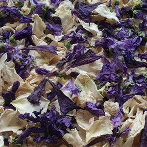 Coriandoli Biodegradabili. Coriandoli viola. Coriandoli di nozze. Coriandoli di petali di rosa essiccati. Coriandoli di fiori secchi. Coriandoli a petalo