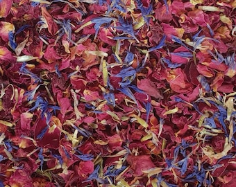 Biodegradable Confetti.  Midsummer nights dream.  Naturally dried flower petals.  Wedding confetti.  Rose petal confetti