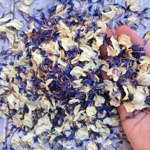 Coriandoli Biodegradabili. Brezza fresca. Petali di fiori essiccati naturalmente. Coriandoli di nozze. Coriandoli petali di rosa Coriandoli naturali. 1 litro