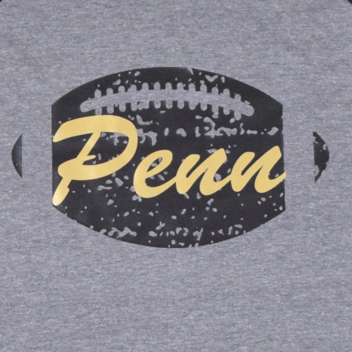 Penn High School Kingsmen Football Distressed/Grunge Short Etsy