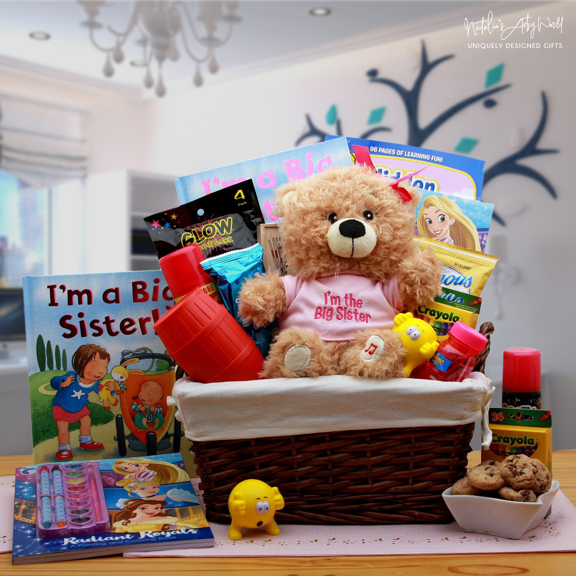 Big Sister Gift Basket Present for Daughter New Baby's Etsy