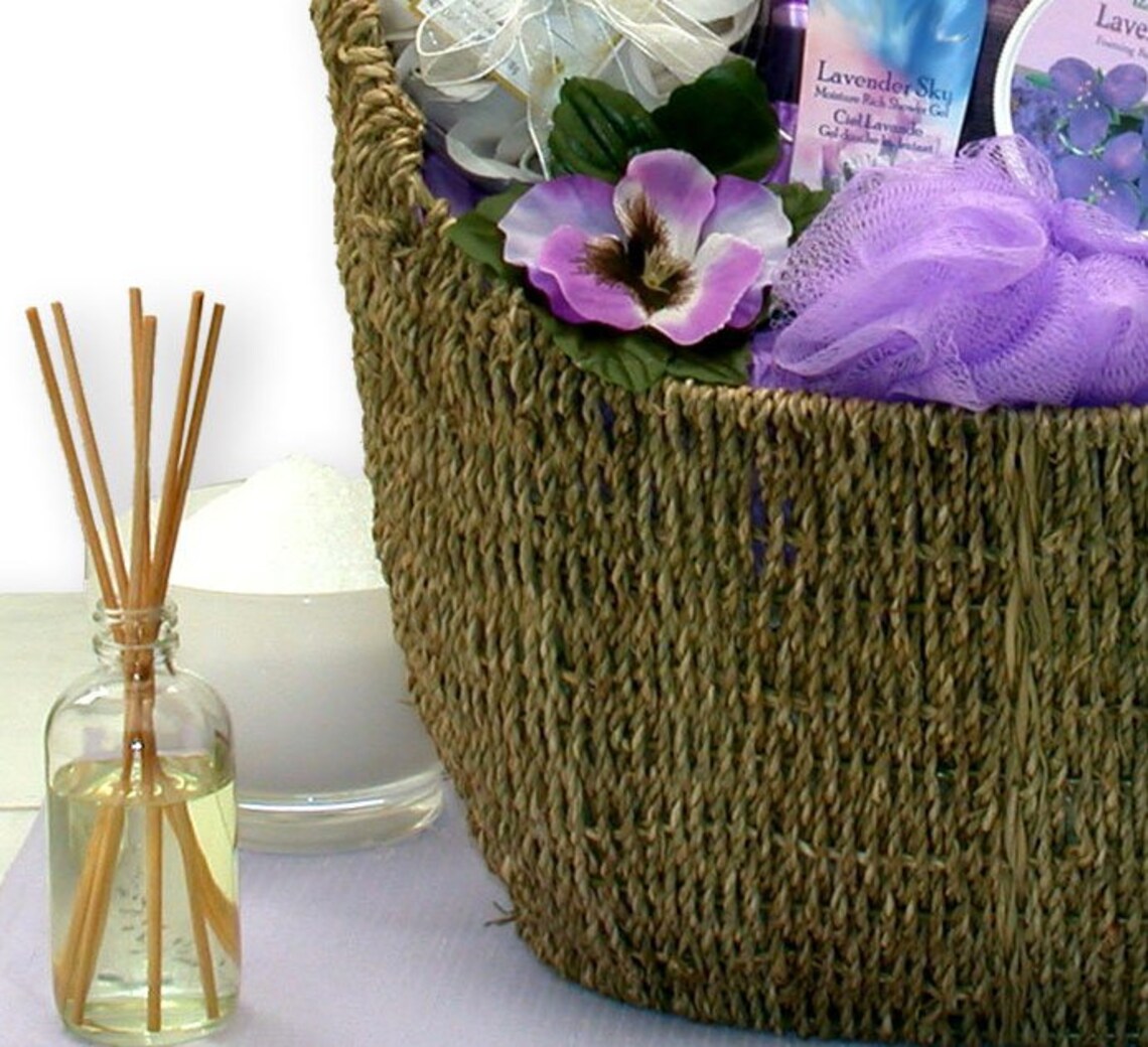 Lavender Gift Hamper Gift For Mom Self Care Basket for Women Etsy
