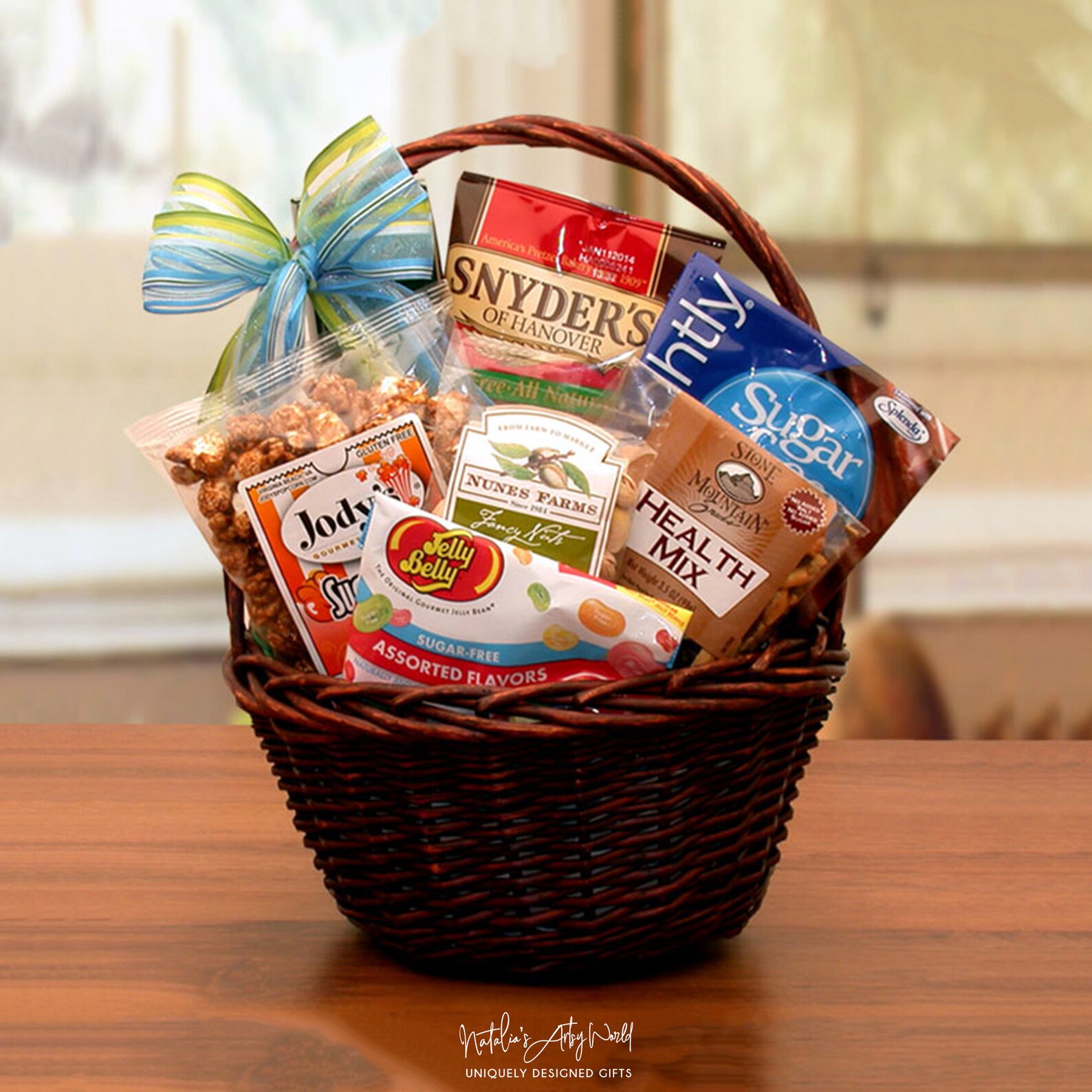 Mini Sugar Free Gift Basket Healthy Snack Etsy