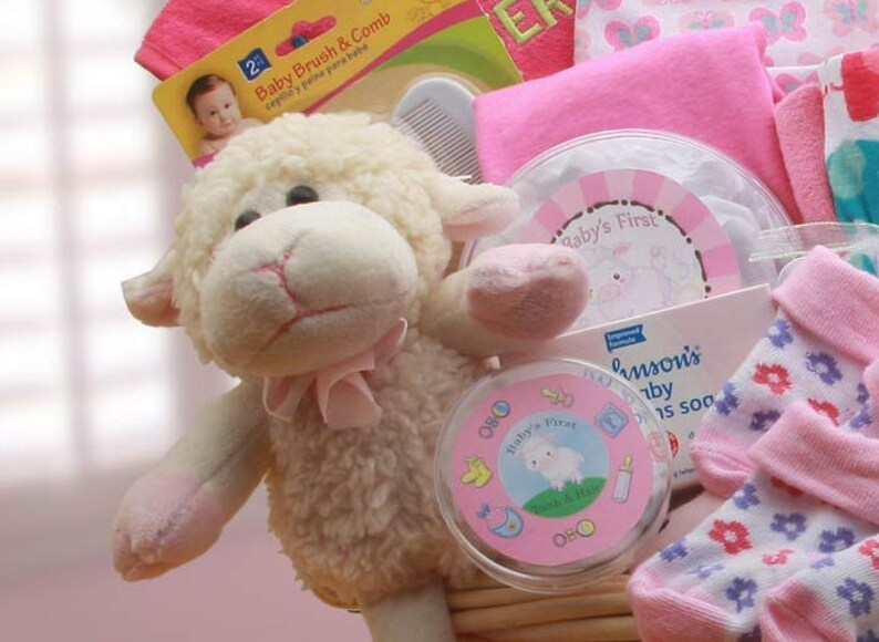 Baby Girls Twins Gift Basket Baby Shower Newborn Spa Set Etsy