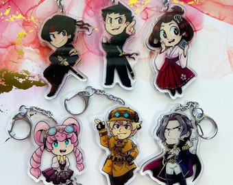 The Great Ace Attorney Chronicles 2.5" Acrylic Charms