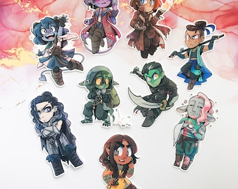 Critical Role Campaign 2 Stickers