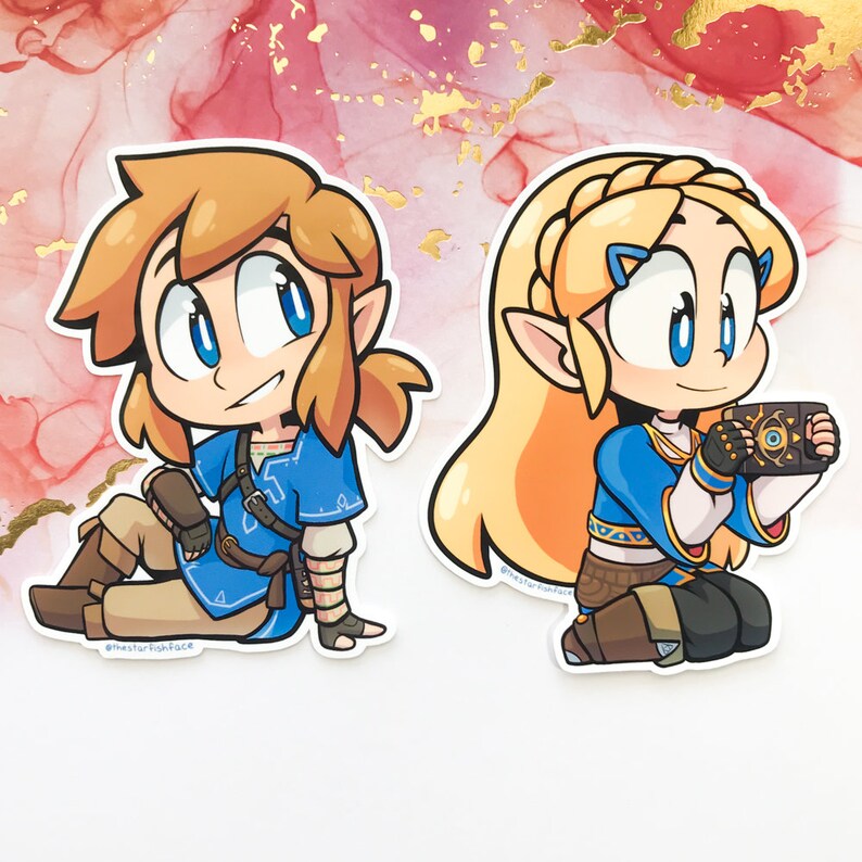 Zelda Breath of the Wild Stickers Etsy