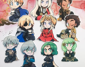 Fire Emblem 3 Houses Stickers