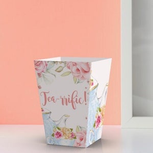 Tea Party Popcorn Boxes
