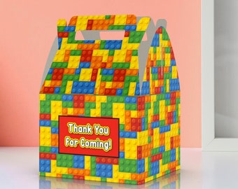 Blocks Party Favor Boxes