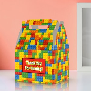 Blocks Party Favor Boxes