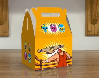 Lucha Libre Party Favor Boxes
