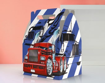 Semi-truck Party Favor Boxes