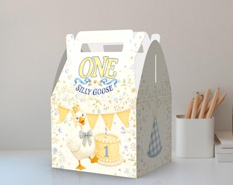 One Silly Goose Party Favor Boxes - Goodie Bags