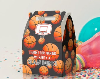 Slam Dunk Party Favor Boxes