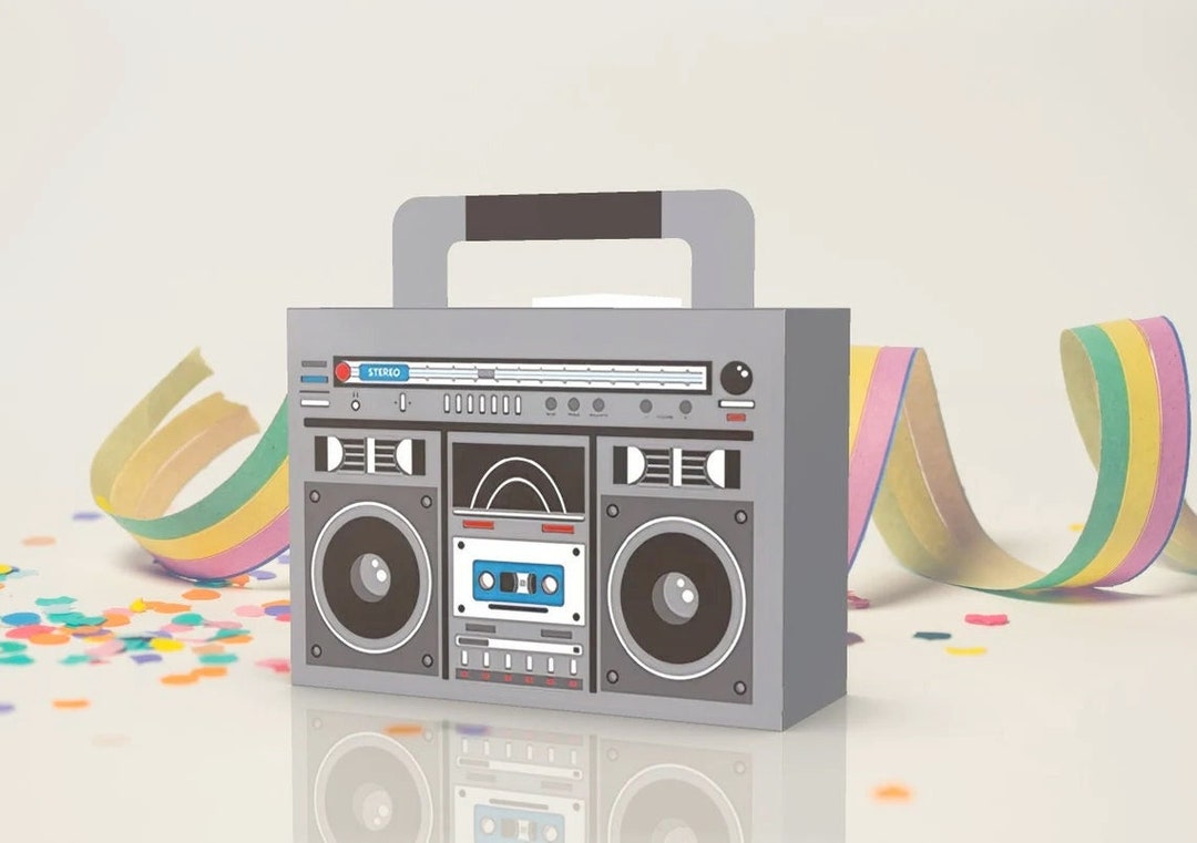 Boombox Suitcase Style Party Favor Boxes - Etsy