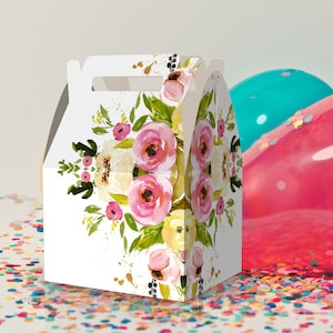 Bouquet Party Favor Boxes