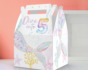 Dive into 5 Favor Boxes - Goodie Bags