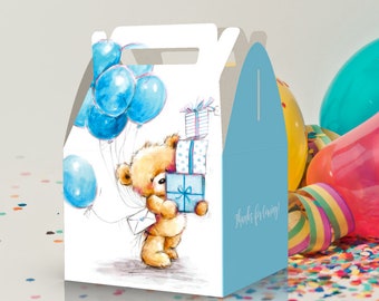 Teddy Bear Party Favor Boxes