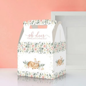 Deer Baby Shower Favor Boxes