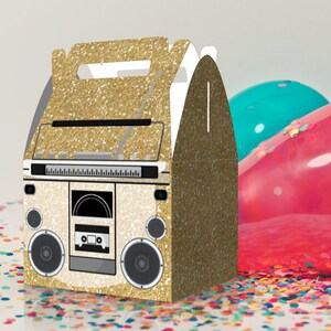 Boombox Dance Party Favor Boxes - Etsy
