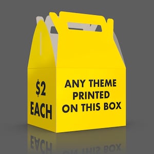 Pick your Theme Party Favor Boxes