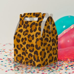 Animal Print Party Favor Boxes