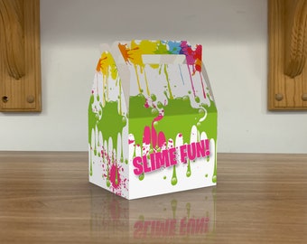 Slime Party Favor Boxes
