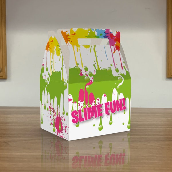 Slime Party Favor Boxes