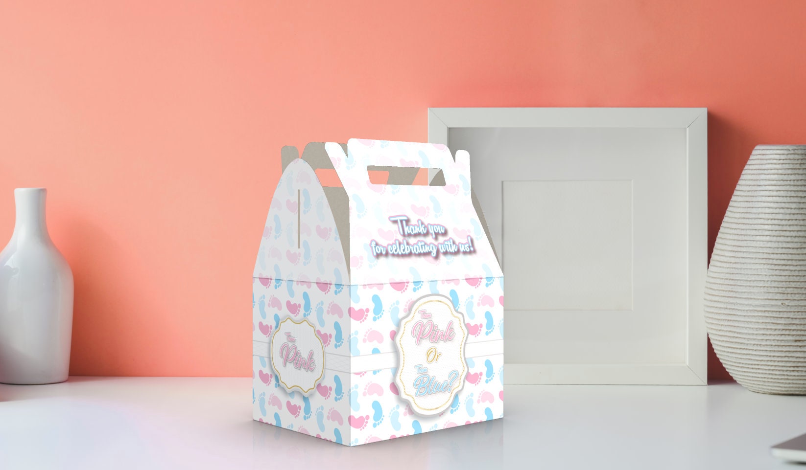 Gender Reveal | Party Favor Boxes | Party Supplies | Party Decorations | Candy Boxes | Custom Boxes | Birthday | Baby Shower | Wedding |Gift
