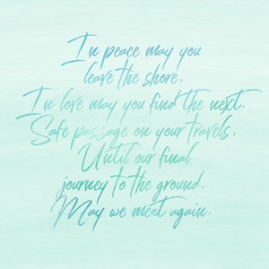 Traveler&#39;s Blessing (The 100) Teal