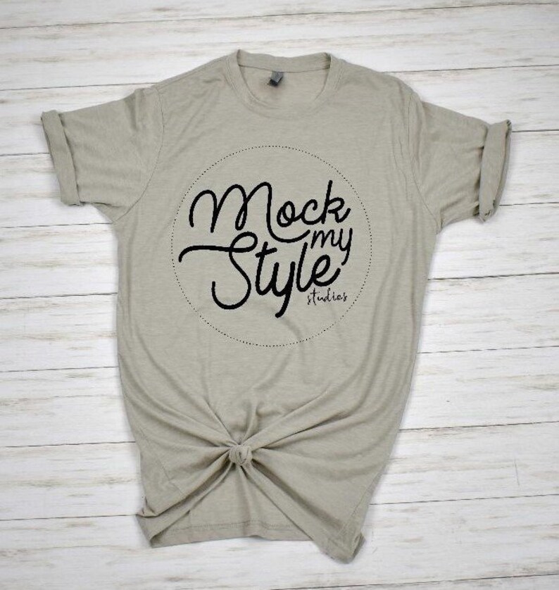 Download Next Level 6200 Unisex shirt mock-up silver grey shirt ...