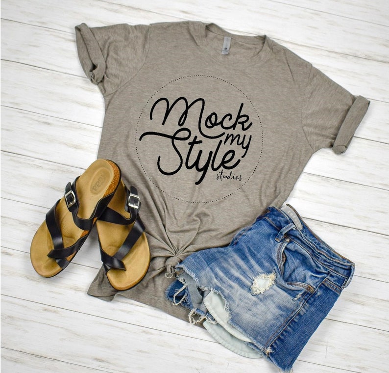 Download Next Level 6200 Unisex Tshirt mock-up Ash Grey shirt mock ...
