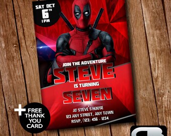 X Men 5x7 Pouces Deadpool Personnalisees Carte D Anniversaire Urbanbat Org X Men 5x7 Pouces Deadpool Personnalisees Carte D Anniversaire Urbanbat Org