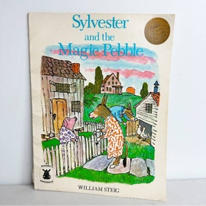 Vintage Sylvester and the Magic Pebble softcover William Steig 1969 Caldecott
