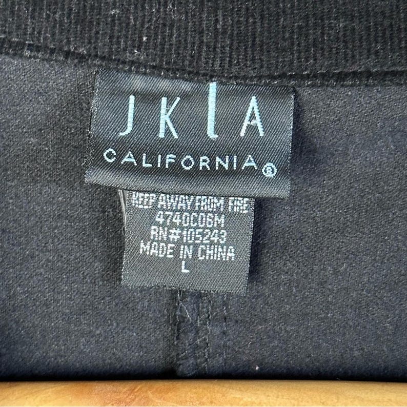 Vintage JKLA Woman’s Y2K Crop Blazer Black Corduroy LARGE Grunge Dark ...