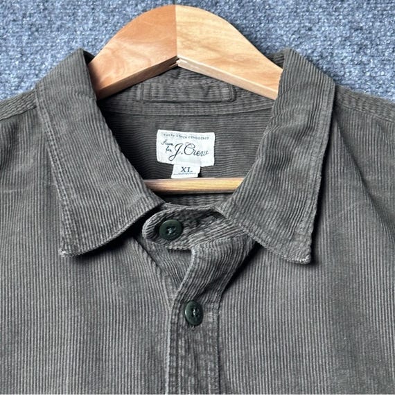 J Crew Corduroy Men's Button Shirt Olive Green Gray Cotton Workwear Sustainable - Etsy J Crew Corduroy Men's Button Shirt Olive Green Gray Cotton Workwear Sustainable - Etsy