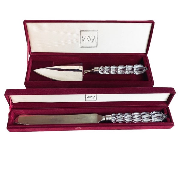 Crystal Cake Knife Etsy