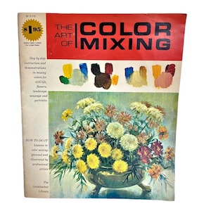 Vintage Grumbacher Library The Art of Color Mixing book still life landscape