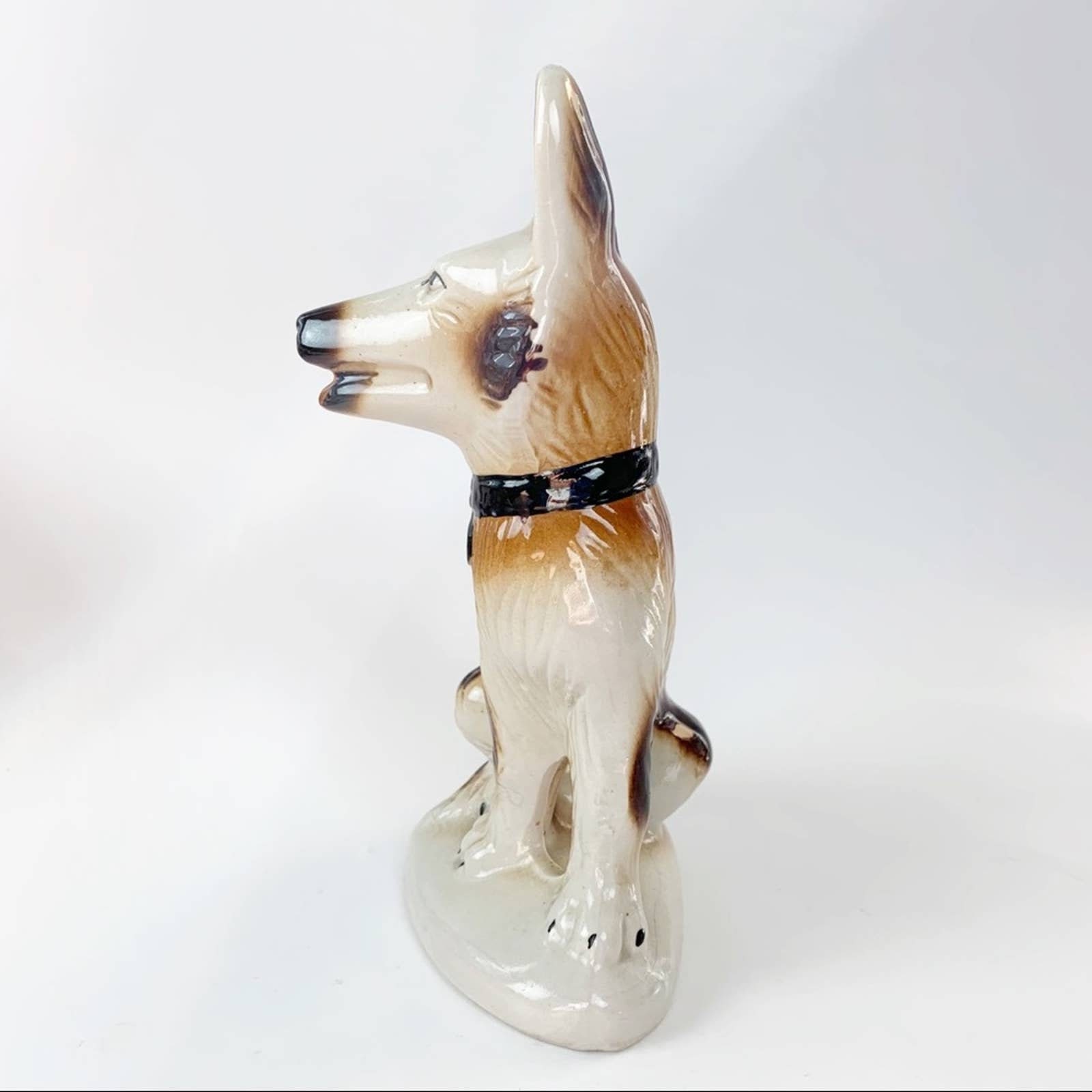 Vintage ceramic German Shepherd figurine 8 Etsy