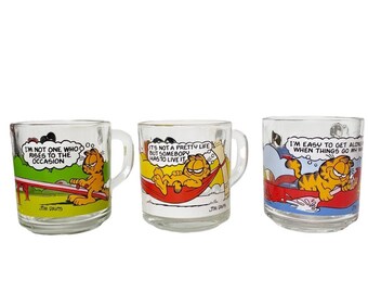 Ensemble d'assiettes décoratives vintage Garfield, édition collector 8 pièces (B.2-1