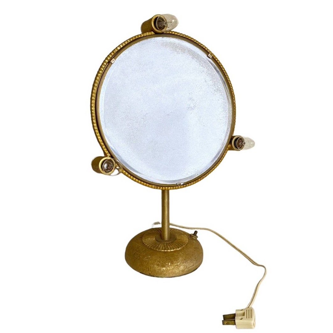 Vintage 1940s Jolle Vanity Mirror Light up TESTED Art Deco Hollywood ...