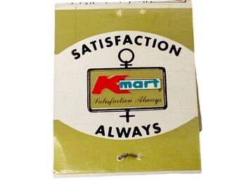 Vintage Kmart book of matches collectible used