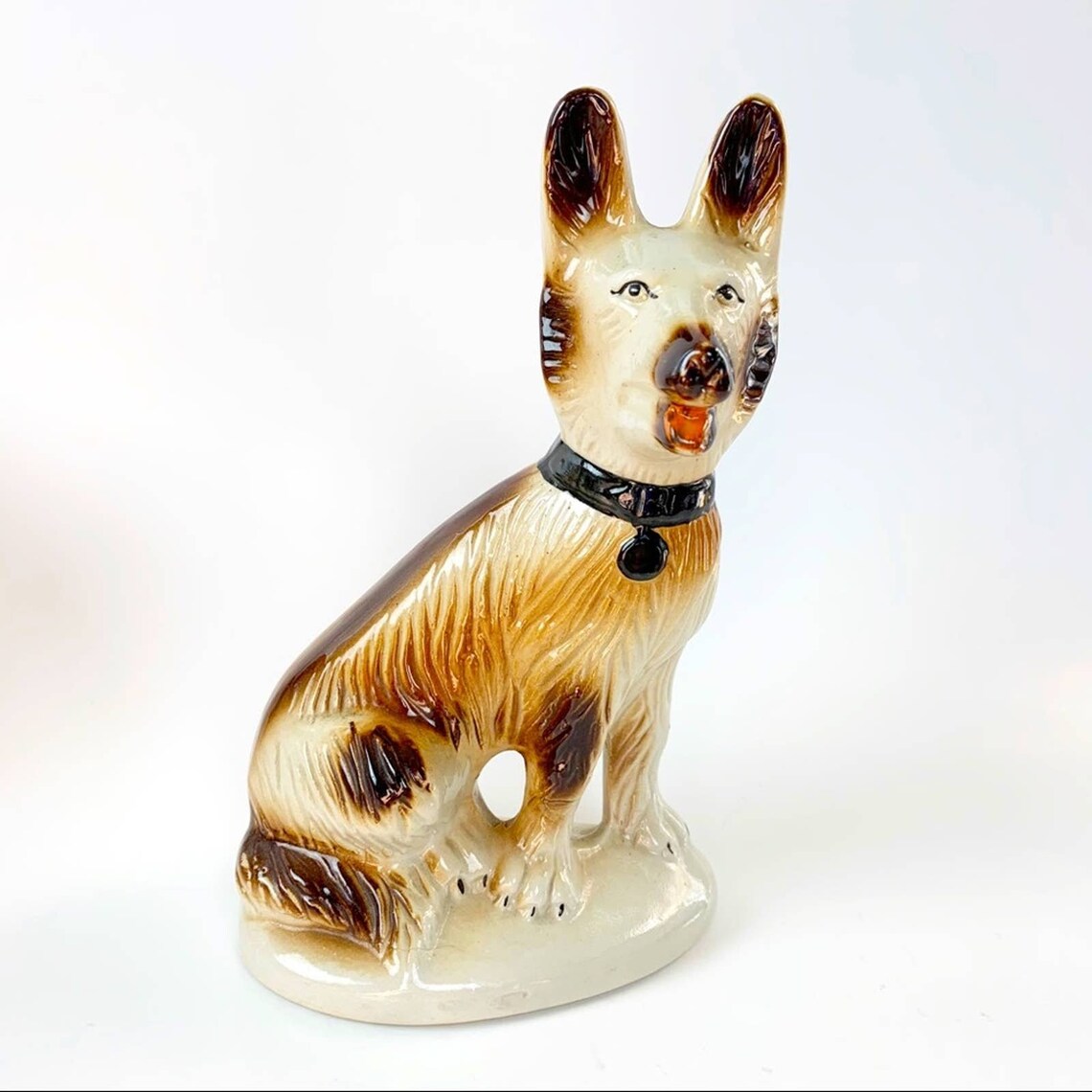 Vintage ceramic German Shepherd figurine 8 Etsy