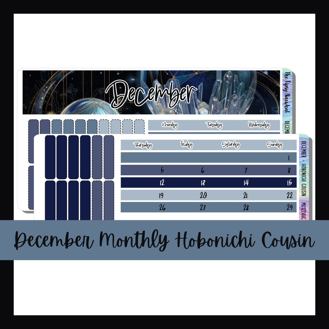 Printable Hobonichi Cousin Monthly Kit, A5 Planner, Hobonichi Cousin ...