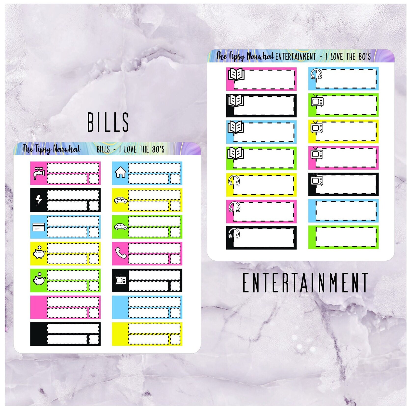 Printable Functional Stickers, Planner Stickers, Digital Download ...