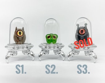 Cerebro de platillo volador en un frasco